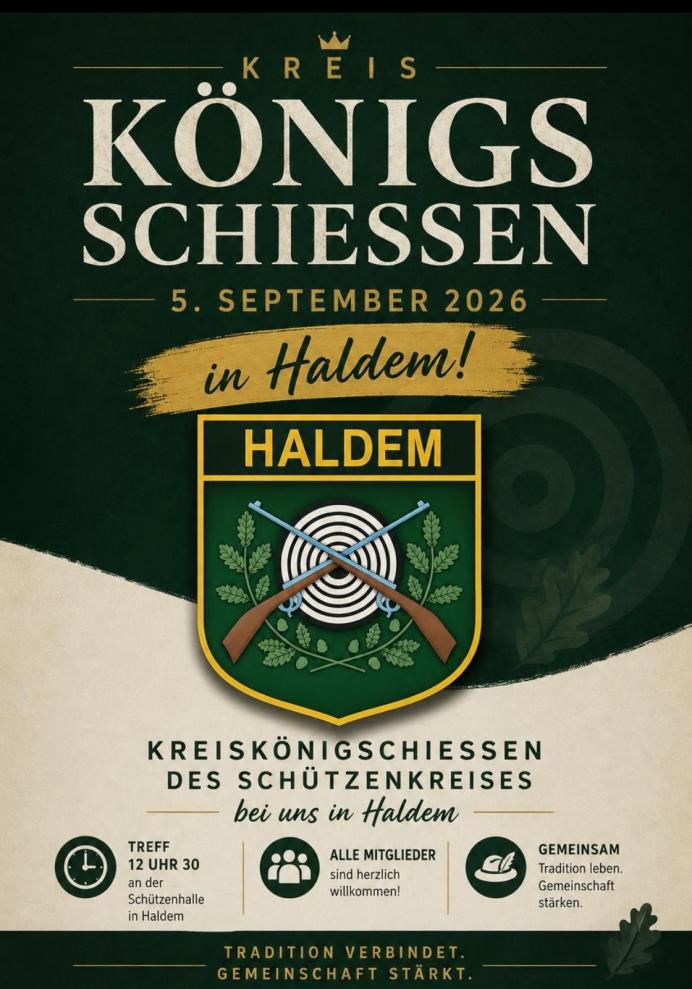 Plakat Kreiskönigschießen